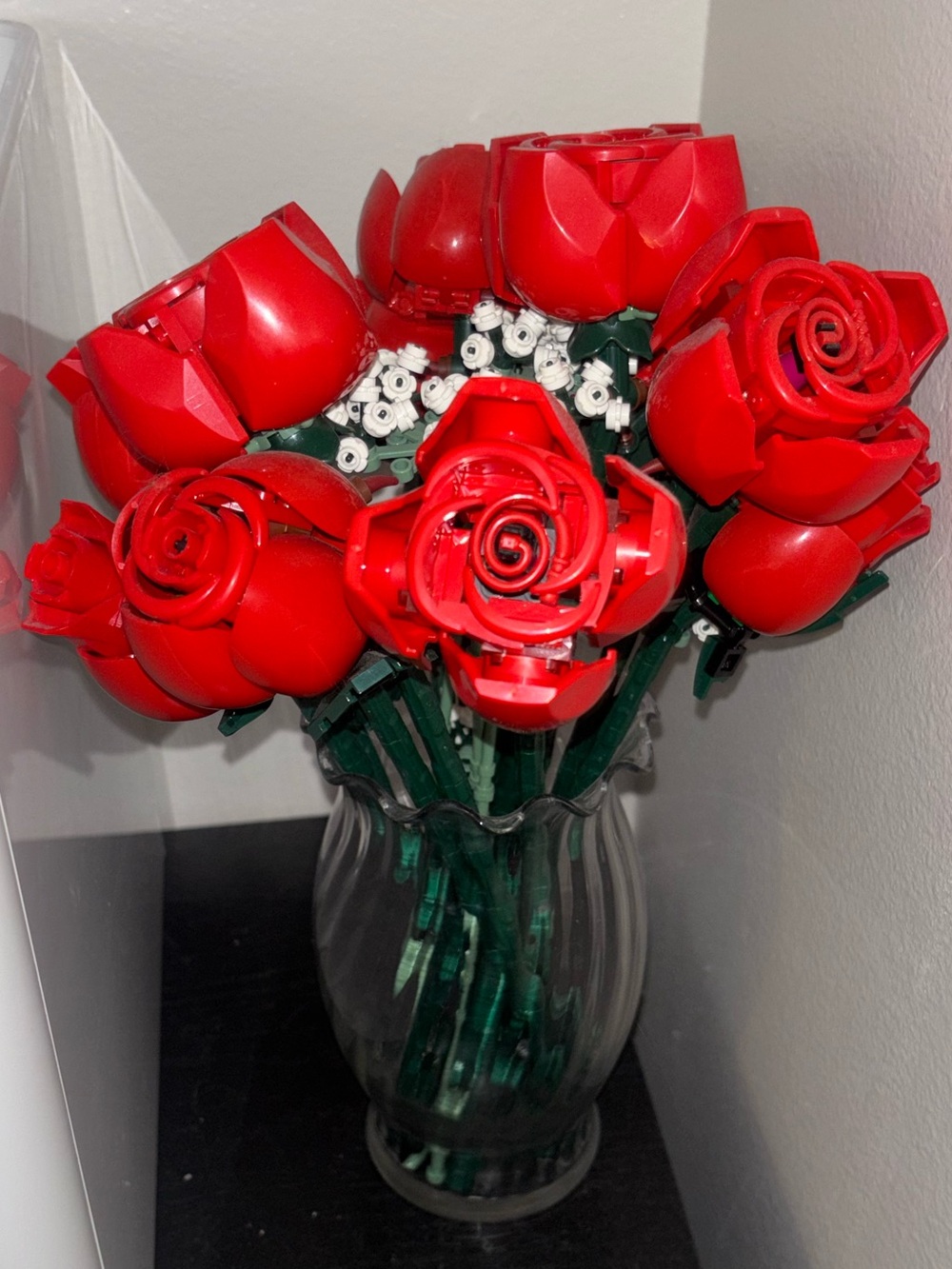 Lego Red Rose Bouquet without box or instructions